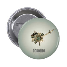 Botón del horizonte de Toronto Pins