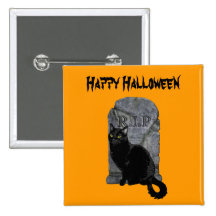 Botón del instinto del feliz Halloween Pins