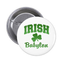 Botón del irlandés de Babilonia Pin