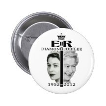 Botón del jubileo de diamante de la reina Elizabet
