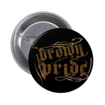 Botón del orgullo de Brown Pin