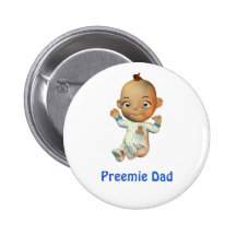 Botón del papá del prematuro pin