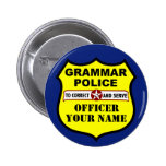 Botón del personalizable de la policía de la gramá pin