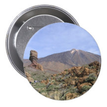 Botón del personalizado del EL Teide Pin