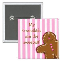 Botón del personalizado del pan de jengibre del az pins