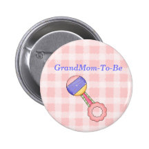 Botón del Pin de la abuela de la fiesta de bienven