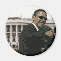 Botón del Pin de presidente Barack Obama Iman