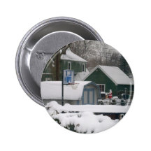 Botón del PUEBLO de la NIEVE Pins