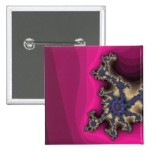 Botón del seahorse del fractal pins