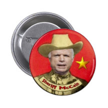 Botón del sheriff de McCain Pins
