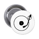 Botón del tocadiscos pins