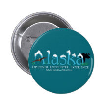 Botón del viaje de Alaska Pin