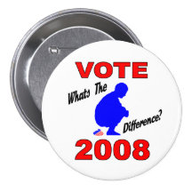 Botón del voto 2008 pin