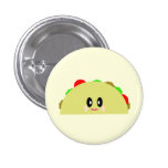 BOTÓN DELICIOSO DEL PIN DEL TACO DE KAWAII