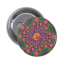 Botón espiral color de rosa pin