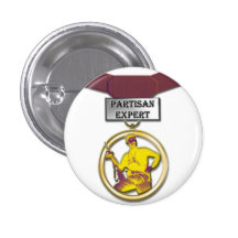 Botón experto parcial de la medalla pins