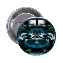 Botón extraño estupendo del arte pin