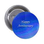Botón feliz del aniversario pins