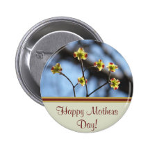 Botón feliz del día de madres