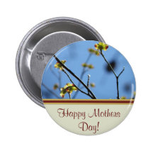 Botón feliz del día de madres pin