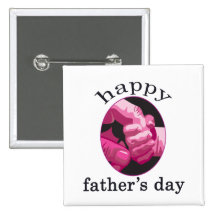Botón feliz del día de padre pin