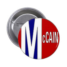 Botón grande de McCain M Pins