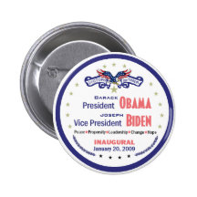 Botón inaugural pins