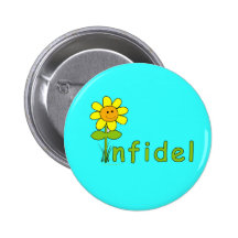 Botón infiel de la margarita pins