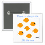 Botón inspirado lindo del Goldfish Pins