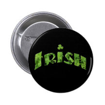 botón irlandés de la curva pin