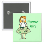 Botón irlandés del florista pin