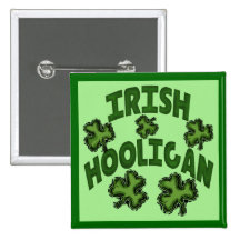 Botón irlandés del gamberro pins