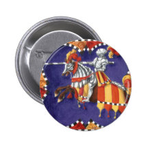 Botón Jousting del caballero medieval Pins