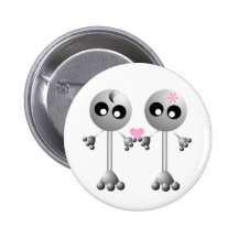 Botón lindo de los extranjeros pins