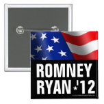 Botón marcado en negrita de Romney/de Ryan