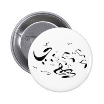 Botón musical del vórtice pin