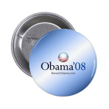Botón oficial #3 de Obama Pins