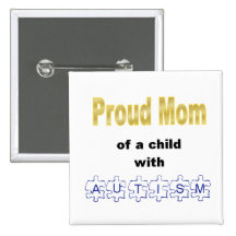 Botón orgulloso de la mamá pins