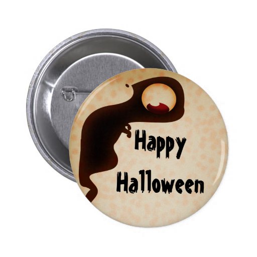 Botón oscuro de la criatura del feliz Halloween Pins