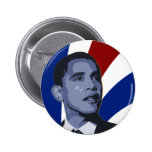Botón patriótico de Barack Obama Pin