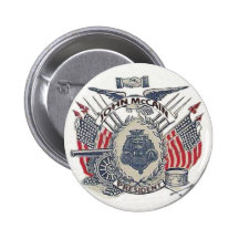 Botón patriótico de McCain Pin