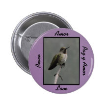 Botón - Paz y Amor (paz y amor) Pin