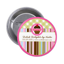 Botón personalizado panadería de la magdalena pin