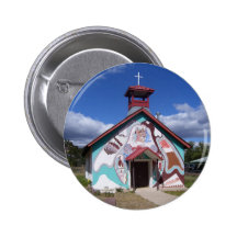 Botón pintado de la iglesia