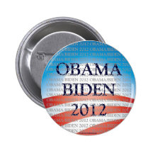 Botón político del pinback de OBAMA/BIDEN en 2012