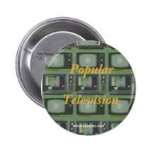 Botón popular de la televisión pin