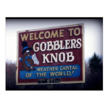 Botón Punxsutawney, Pennsylvania de los Gobblers Postales