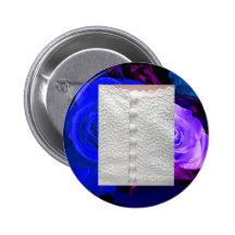 Botón púrpura azul blanco de los rosas del vestido pins