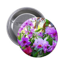 Botón púrpura del Pin de la flor de los lirios