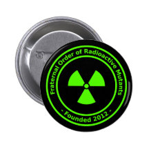 Botón radiactivo de los mutantes pins